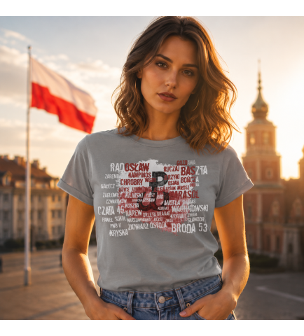 KOSZULKA DAMSKA POWSTANIE 63